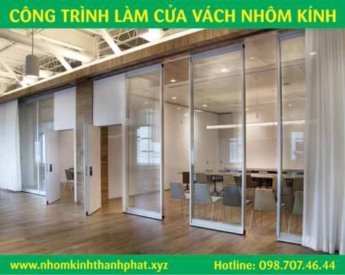 Làm vách nhôm kính đẹp