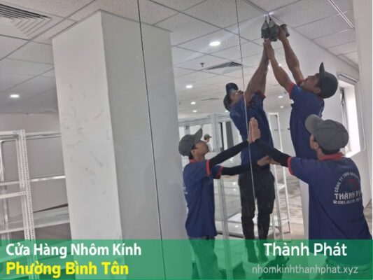 Cửa hàng nhôm kính phường Bình Tân mới TPHCM
