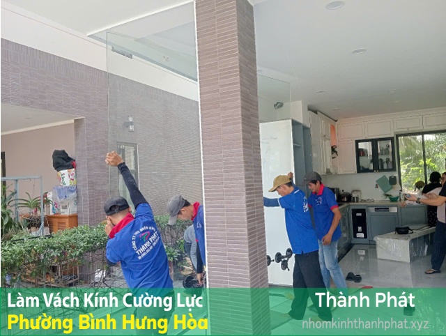 làm của kính vách kính phường Bình Hưng Hòa TPHCM