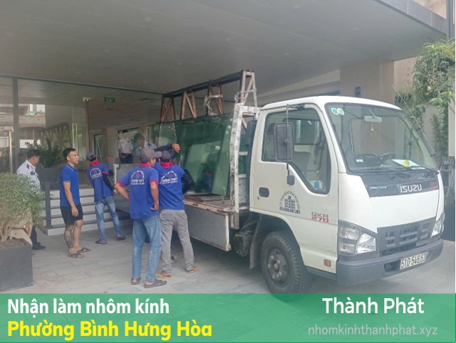 cắt kính phường bình hưng hòa