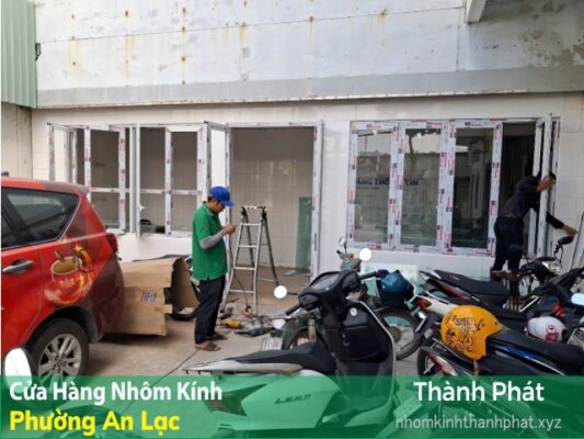 cửa hàng nhôm kính phường An Lạc - TPHCM