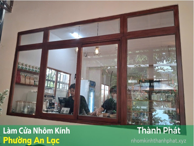 Làm cửa nhôm kính, cửa sổ nhôm kính phường An Lạc